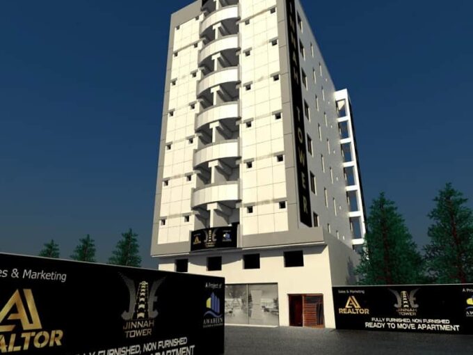 3 & 4 Room Apartments in Jinnah Tower Karachi Gulistan E Jauhar|Jinnah-Tower-Gulistan-E-Jauhar-Karachi-Flats-prices-Rates-Installment-Plans-Booking