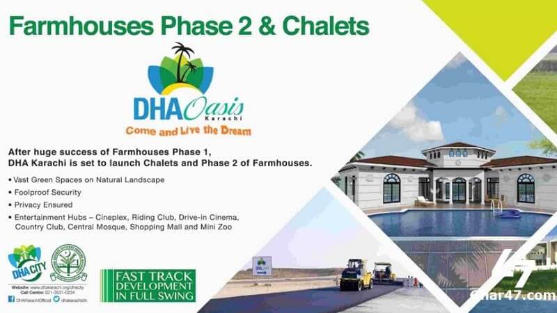 Payment Plan of DHA Oasis Karachi Farmhouses Phase 2||