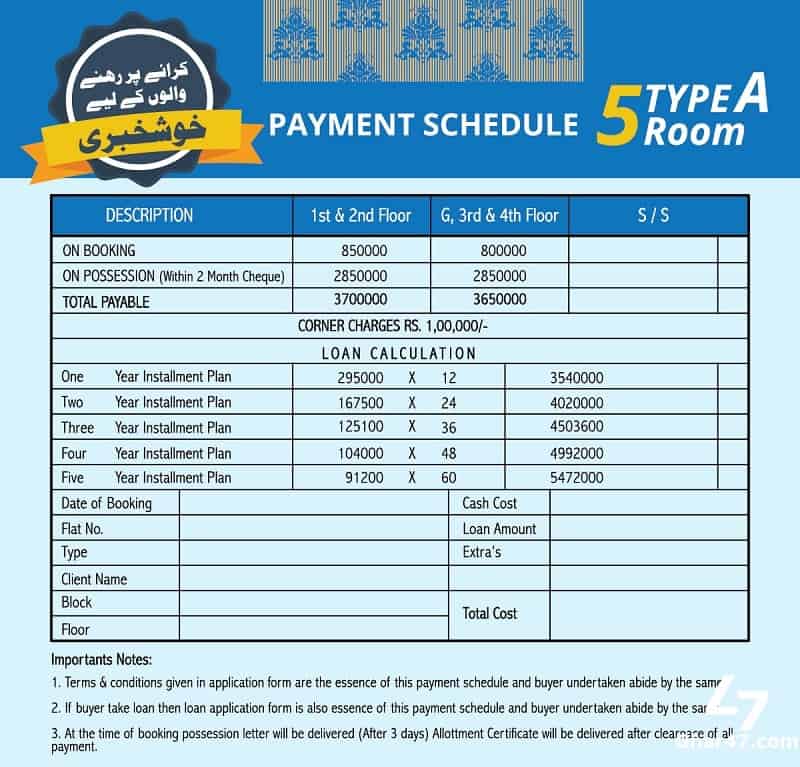 The-Square-Gulshan-E-Maymar-Karachi-Apartments-Installments