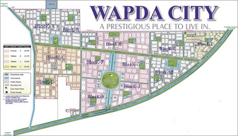 For Sale 10 Marla Corner Residential Plot Wapda City Block M Faisalabad