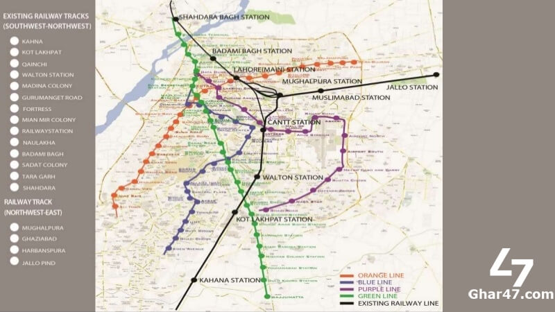 Master Plan of Lahore Metro