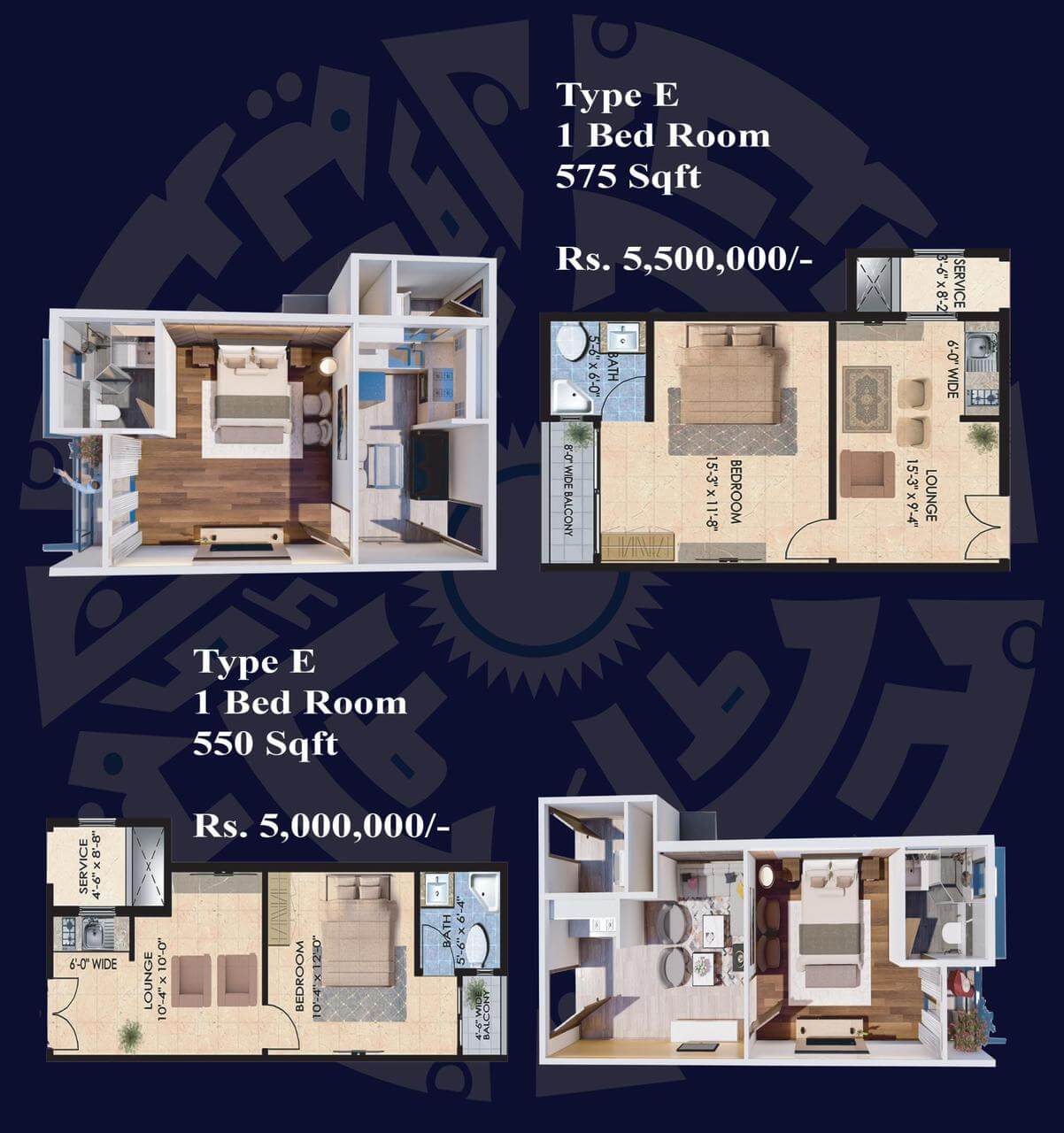 2 Bed Apartment for sale in Midway Residency Liberty Commercial Karachi