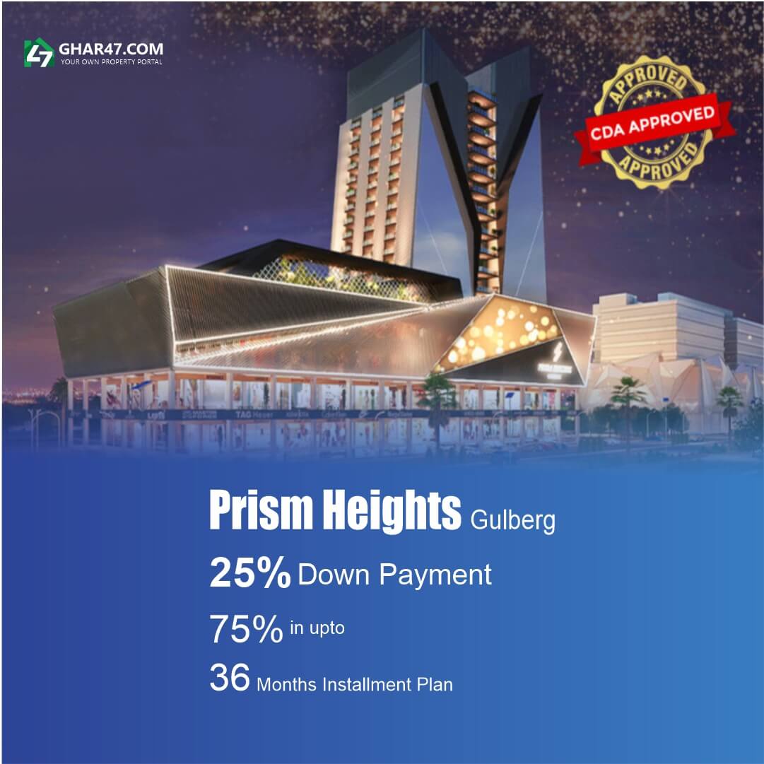 Prism Heights Gulberg Payment Plan